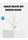 ® Antenli WiFi Repeater 300m2 Kapsama Alanı WPA3 Güvenlikli