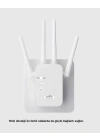 ® Antenli WiFi Repeater 300m2 Kapsama Alanı WPA3 Güvenlikli