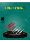 ® Antistatik 7’li Hassas Cımbız Takımı Manyetik Olmayan Uçlu