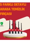 ® Araç İçi Detaylı Temizlik Seti-Araba Jant ve İç Yüzey Temizlik Fırçaları