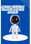 ® Astronot Işık Projektörü Gökkuşağı Projeksiyon Gece Lambası Hediyelik