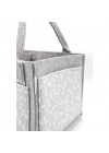 ®  Keçe Anne Bebek Bakım Çantası 772 Gri Çiçek
