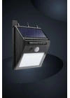 ® Bahçe Aydınlatma Sensörlü Güneş Enerjili Duvar Lambası 40 Led Işık