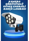 ® Bahçe Aydınlatması Hareket Sensörlü Led Aydınlatma Kamera Görünümlü