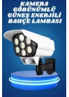 ® Bahçe Aydınlatması Hareket Sensörlü Led Aydınlatma Kamera Görünümlü