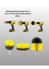 ® Banyo ve Mutfak İçin Matkap Ucu Temizlik Fırçası 3’lü Set