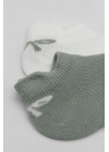 ®   2Li Sneakers Smile Penye Çorap 20106 Nil Ekru