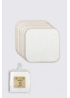 ®   Organik 28x28 6Lı Penye Mendil 90103 Ekru