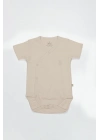 ®   Organik Natural Basic Style Kruvaze Yarım Kol Body BS17101 Bej