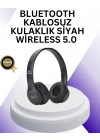 ® Bluetooth 5.0 Kablosuz Kulak Üstü Kulaklık | Stereo Ses ve Katlanabilir Tasarım