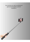 ® Bluetooth Işıklı Uzaktan Kumandalı Selfie Çubuğu – 130 cm Yükseklik