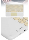 ® Bluetooth Touchpad Klavye 10.9 inch Kablosuz Wifi Q Klavye Slim