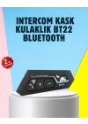 ® BT22 Motosiklet Kask İçi Bluetooth Kulaklık İnterkom Destekli