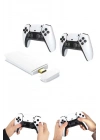 ® Çift Oyun Kollu 4K HD Ekran Nostaljik 20.000 Oyunlu Beyaz Game Stick