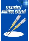 ® Çift Uçlu Kontrol Kalemi Elektrik Test Kalemi Şeffaf
