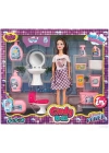 ® Cindy Doll Bebekli Lavabo ve Temizlik Seti 02452