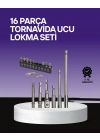 ® Çok Amaçlı 16lı Bits Uç Seti Dayanıklı Tornavida Adaptör