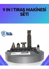 ® Çok Fonksiyonlu 9’u 1 Arada Tıraş Makinesi Şarjlı Saç Sakal Düzeltici