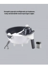 ® Çok Fonksiyonlu Döner Rende Süzgeç Hazneli Ergonomik Sebze Doğrayıcı