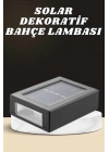 ® Dekoratif Duvar Lambası Solar Güneş Enerjili Bahçe Aydınlatması