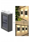 ® Dekoratif Duvar Lambası Solar Güneş Enerjili Bahçe Aydınlatması
