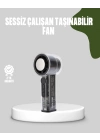 ® Dijital Ekranlı Şarjlı Mini Fan 100 Kademeli Hız Ayarı