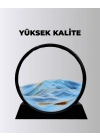 ® Döndürülebilir Dinamik Kum Tablosu – Stres Giderici, Yüksek Kaliteli Cam ve Doğal Kum ile Sanatsal Masa Dekoru