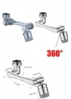 ® Dönen Musluk Başlığı 1080 Derece Ayarlanabilir Filtreli Sprey Uç