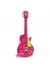 ® Elektronik Tuşlu ve Telli Askılı Pembe Gitar