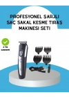 ® Ergonomik Profesyonel Tıraş Makinesi Saç Sakal Kesme ve Düzeltme