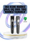 ® Ergonomik Tasarımlı, 3 Taraklı Profesyonel Şarjlı Saç Sakal Tıraş Makinesi