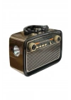 ® Eskitme Nostalji Tasarımlı Bluetoothlu Nostalji Radyo Ahşap Nostaljik Görünümlü