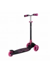 ® 3 Tekerlekli Katlanabilir Işıklı Pembe Scooter