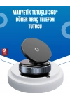 ® Evrensel Manyetik Araç Telefon Tutucu 360° Döner Başlık