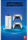 ® Game Stick 4K Retro Çift Kollu Atari Oyunlari +20000 Oyunlu Konsol Nostalji
