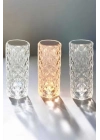 ® Gece Lambası Kristal Lamba Dokunmatik Şarjlı Hediyelik