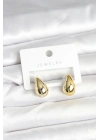 ® Gold Renk Damla Küpe 17 mm