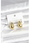 Gold Renk Damla Küpe 24 mm