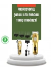 ® Güçlü Motorlu LCD Ekranlı Şarjlı Tıraş ve Şekillendirme Makinesi