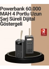 ® Güvenlik Korumalı Hızlı Şarj Özellikli Powerbank