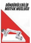 ® Her Yere Dönebilen Tasarruflu Mutfak Musluk Başlığı Ucu Musluk Ucu Oynar Başlıklı