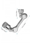 ® Her Yere Dönebilen Tasarruflu Mutfak Musluk Başlığı Ucu Musluk Ucu Oynar Başlıklı