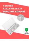 ® Hızlı Soğutma Özellikli Paslanmaz Metal Buz Küpü Takımı