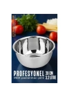 ® Inox Kase  - 28 Cm 3.2 Litre Karıştırma Kabı Profesyonel 304 Paslanmaz Çelik