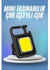 ® Işıldak USB Şarjlı Cep El Feneri Taşınabilir Mini Led Işık Çok Fonksiyonlu