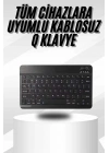 ® Kablosuz Bluetooth Bağlantılı Taşınabilir Q Klavye Tüm Cihazlara Uyumlu