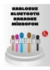 Kablosuz Bluetooth Karaoke Mikrofon  Yankı Efektli