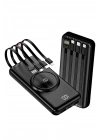 ® Kablosuz Çoklu Şarj Girişli 10.000 Mah Kablolu Powerbank Taşınabilir