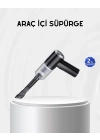 ® Kablosuz El Süpürgesi – Araç İçi Temizlik İçin 5500PA Güçlü Emiş, USB Şarjlı