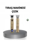 ® Kablosuz Şarjlı Profesyonel Tıraş Makinesi – 1800 mAh Lityum Pil